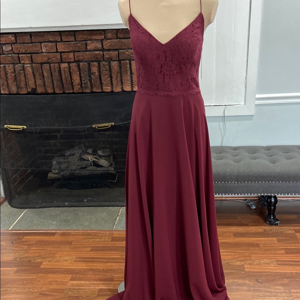 NWT Mahogany Chiffon & Lace Bridesmaid dress,sz 10